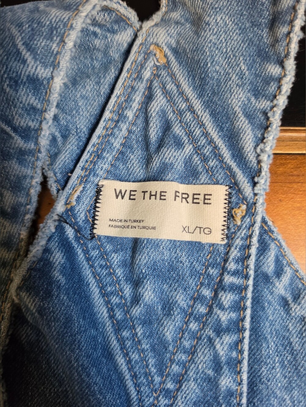NWT We The Free Good Luck Barrel Overalls ~ Going Steady XL - Picture 14 of 14